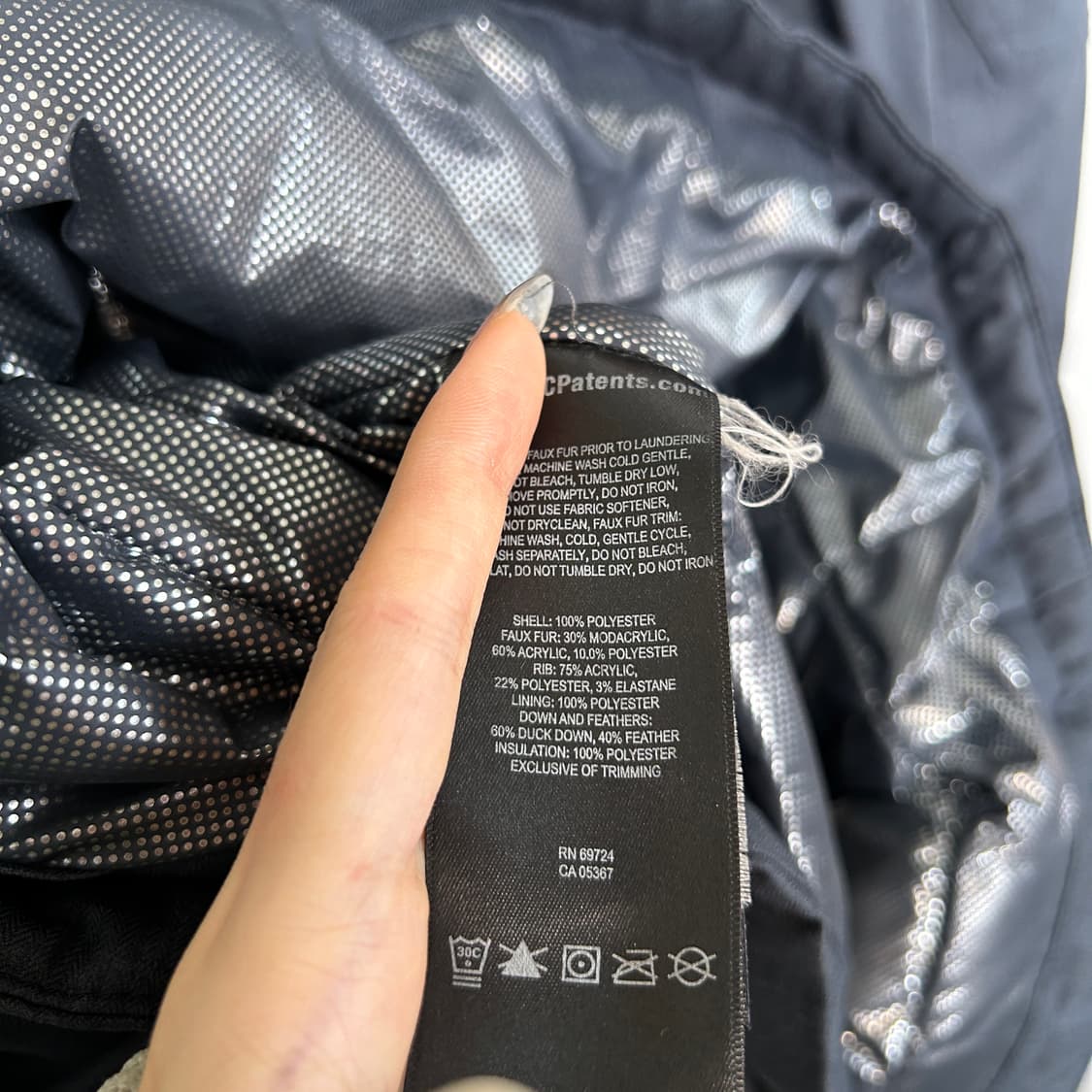 컬럼비아 남성 오리털 패딩 100  상품이미지4