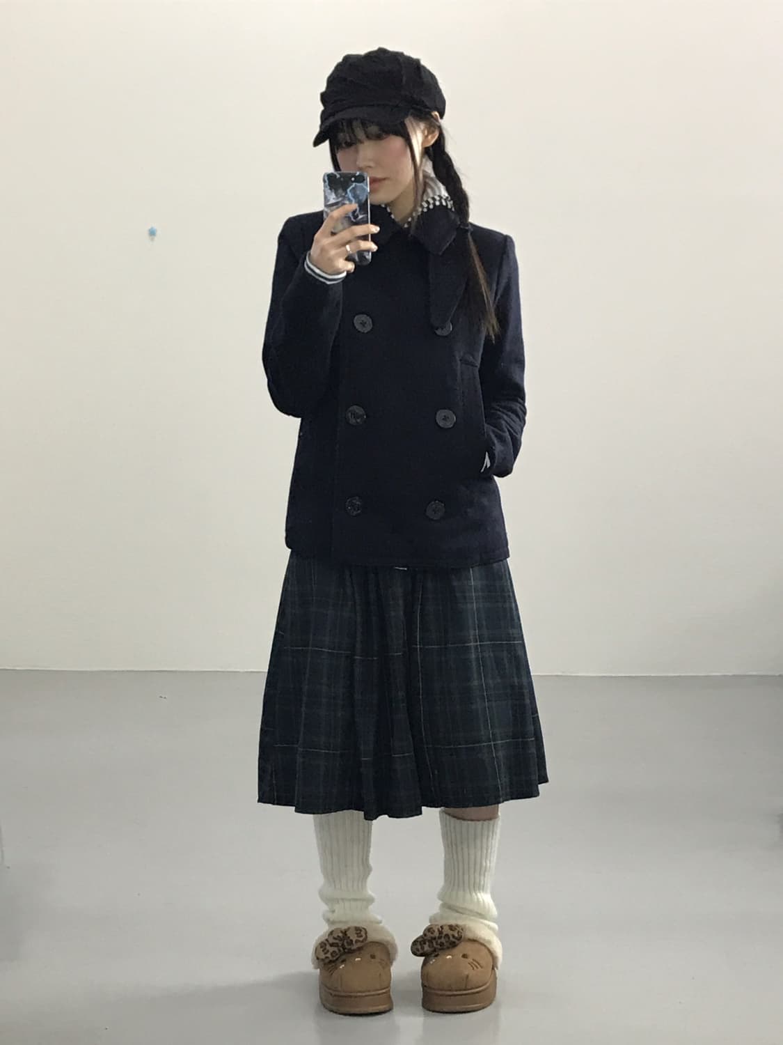 GAP Wool Blend Double Breasted Peacoat 상품이미지3