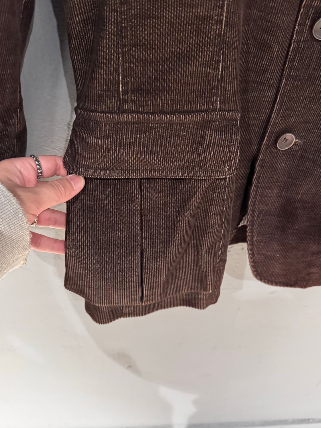 콤사이즘 by 파이브폭스 코듀로이 자켓  상품이미지4