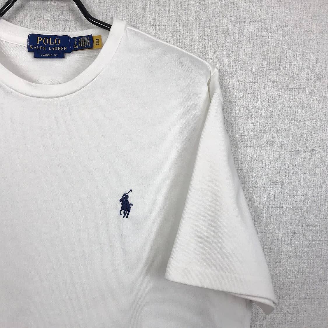 폴로 랄프로렌 POLO 반팔 티셔츠 흰색 남성S 상품이미지4