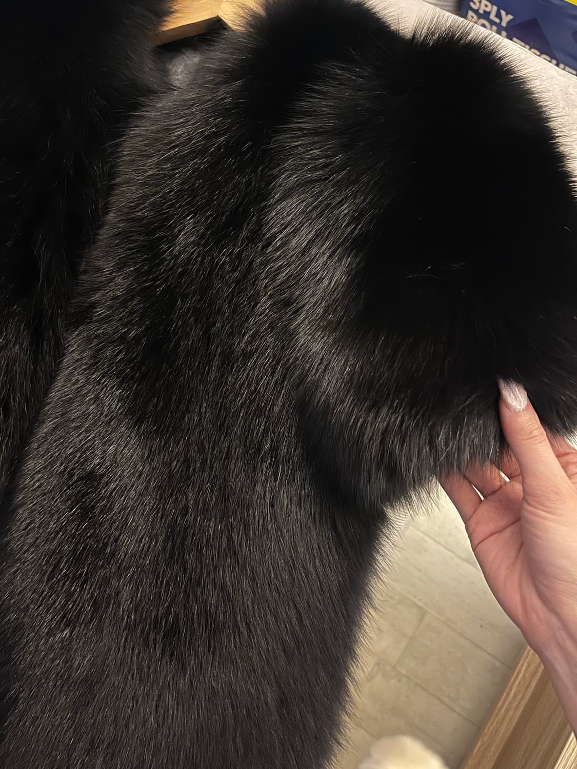 사가폭스 캡소매 통폭스 블랙 최상급버전 상품이미지3