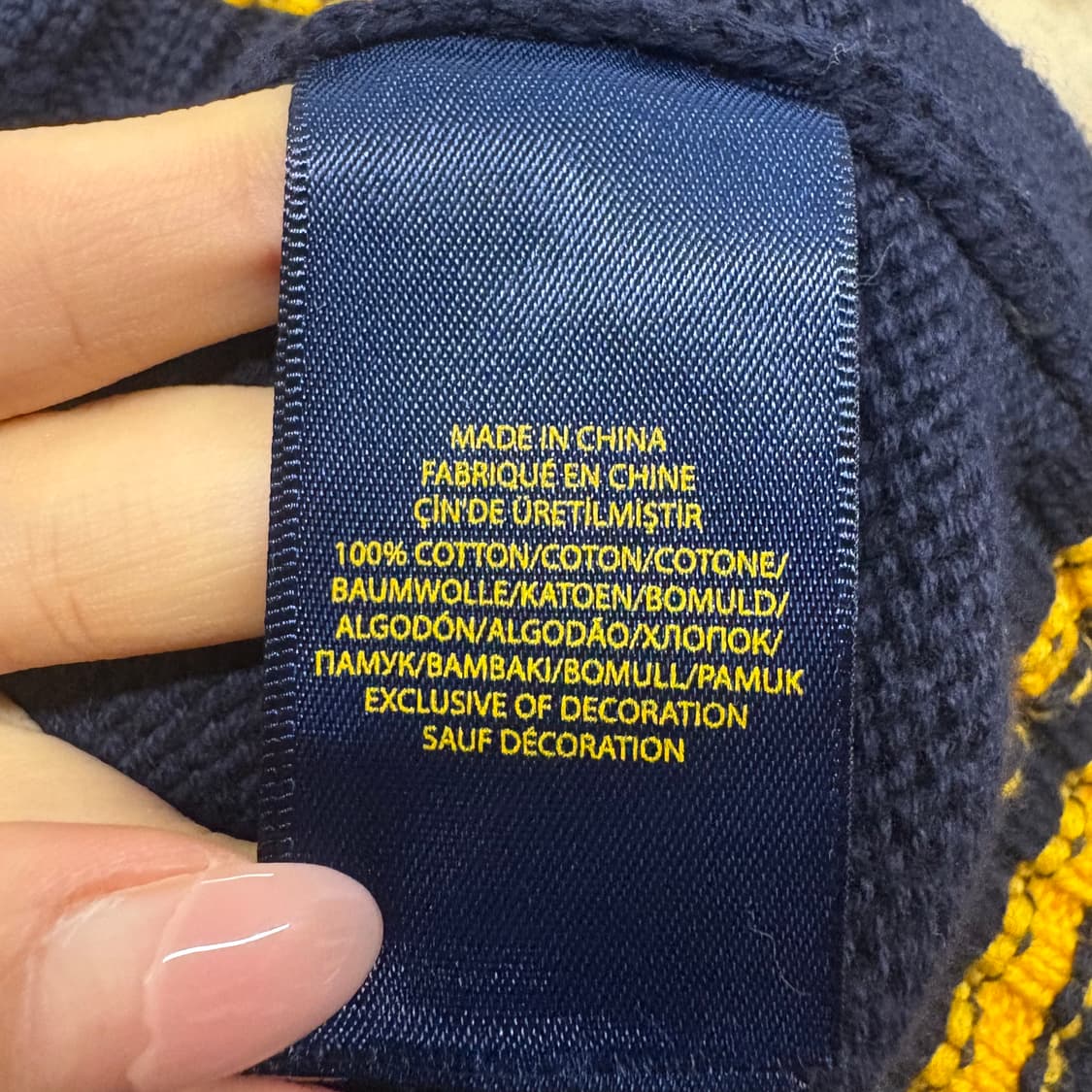 [정품/XL(18-20)] 폴로 랄프로렌 키즈 빅포니 숄카라 니트 b17 상품이미지7