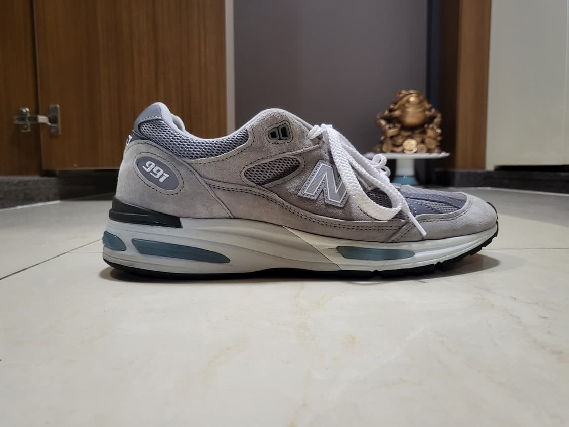 뉴발란스 991v2 메이드 인 UK 그레이 락 릿지 실버 뉴발 275 상품이미지2