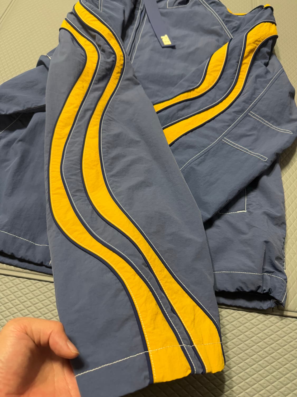 (M) (20분착) ERL UFO 윈드 브레이커 파카 블루 상품이미지4