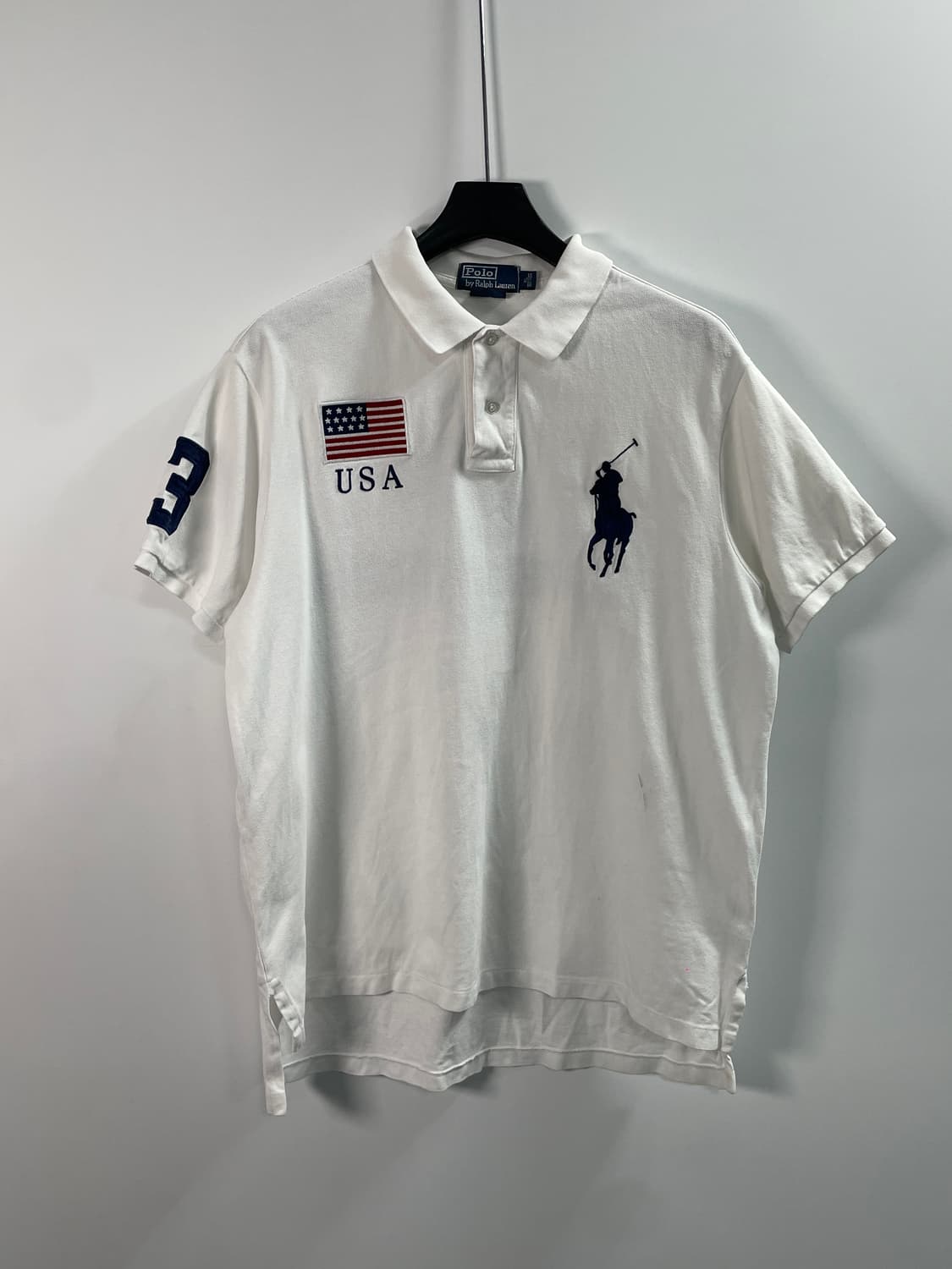 폴로 랄프로렌 빅포니 USA 성조기 반팔 카라티 (on.517) 상품이미지1