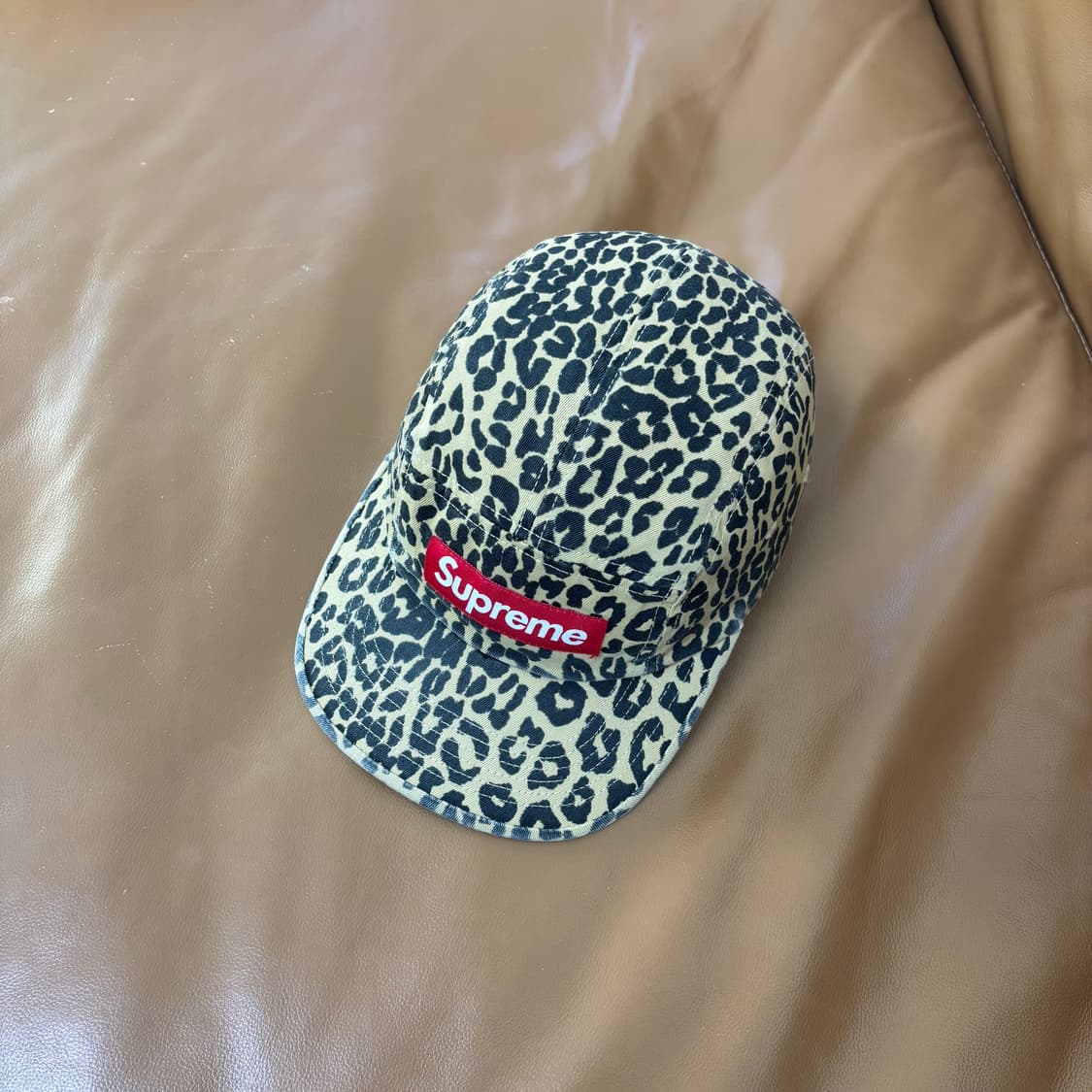 슈프림 캠프캡 모자 박스로고 23FW 레오파드 상품이미지6
