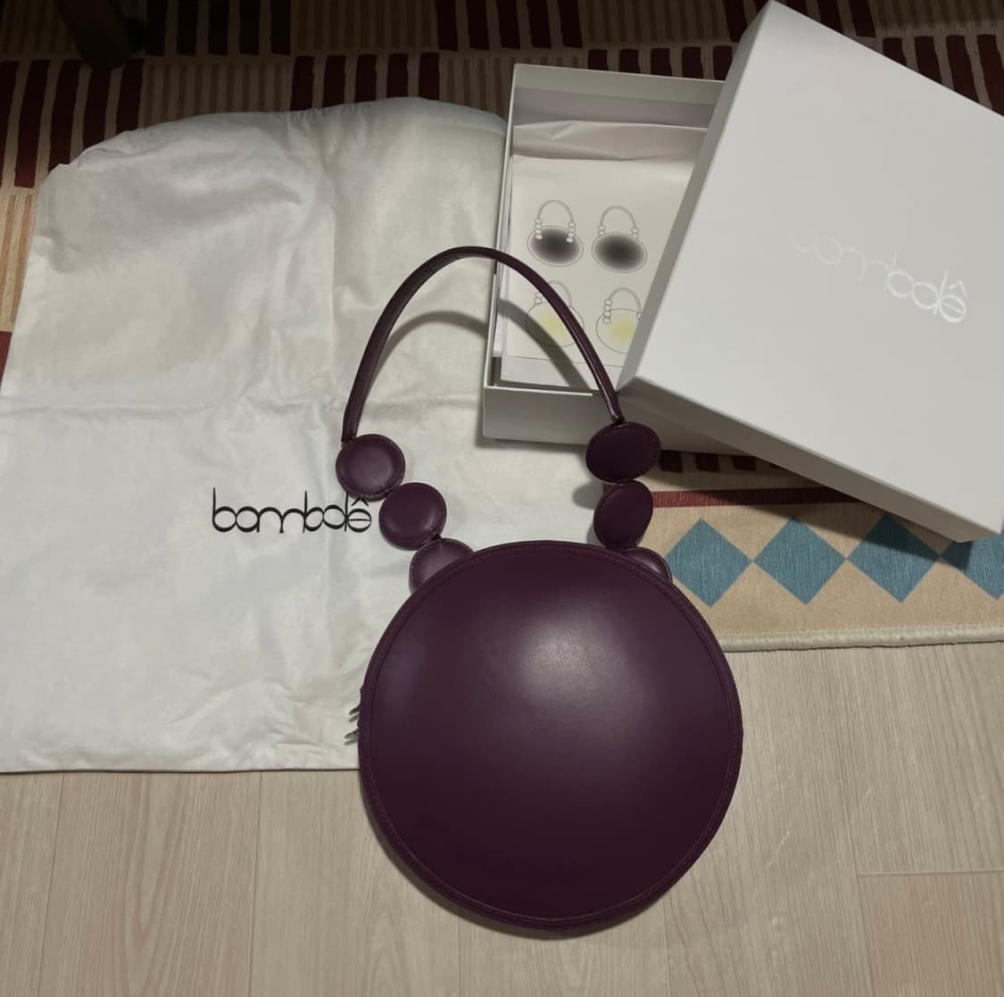 🏷️ 밤볼레 백 2 bambolê bag 2 새제품 / 포도 상품이미지2
