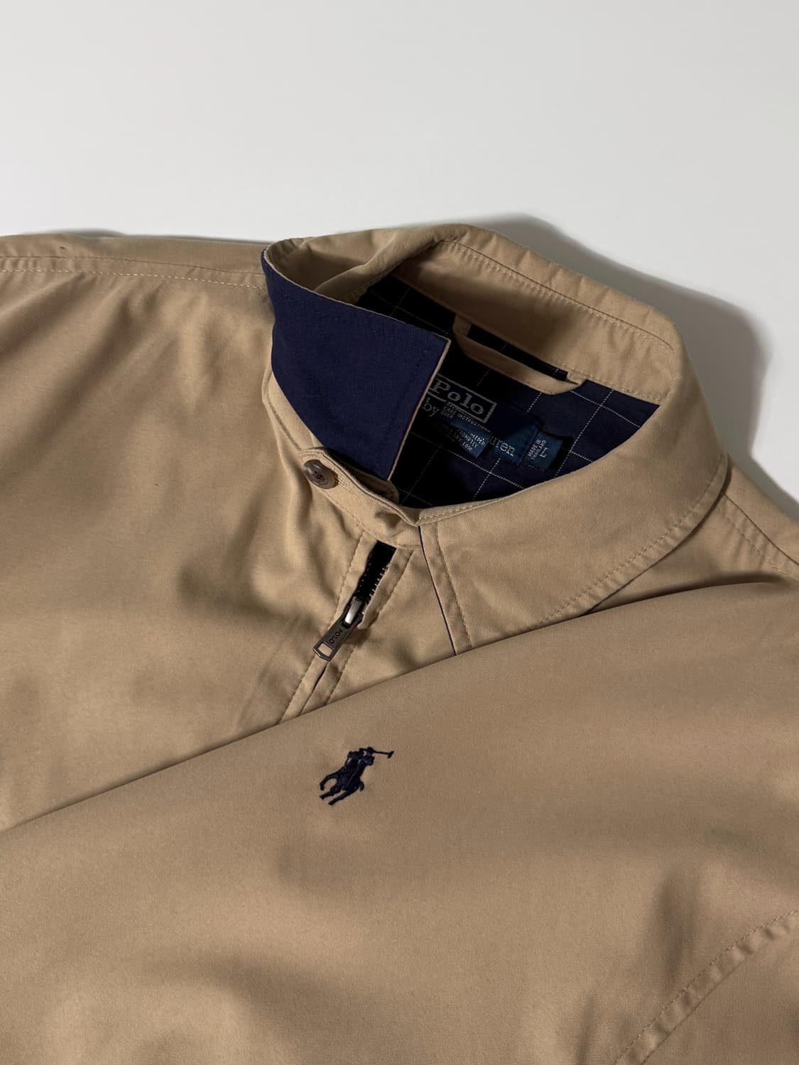 폴로 랄프로렌 루즈핏 베이지 폴리쉘 바이 스윙 자켓 상품이미지4