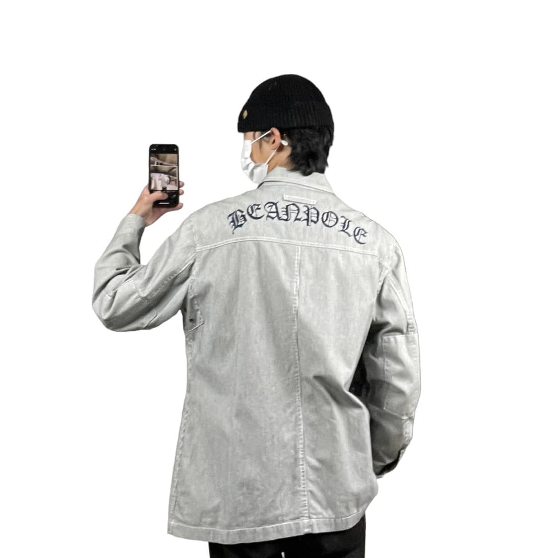 100 빈폴 히코리 초어 코트 상품이미지2