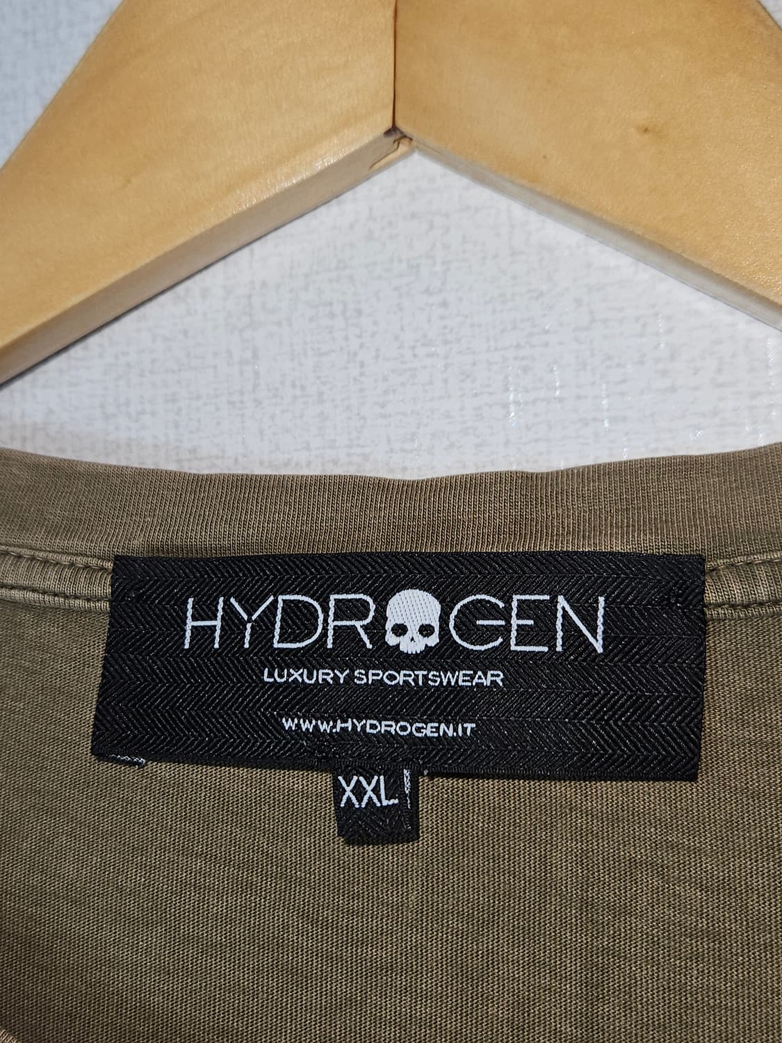 하이드로겐 피그먼트 워싱 반팔 티셔츠 럭셔리 스포츠 XXL 정품 상품이미지4