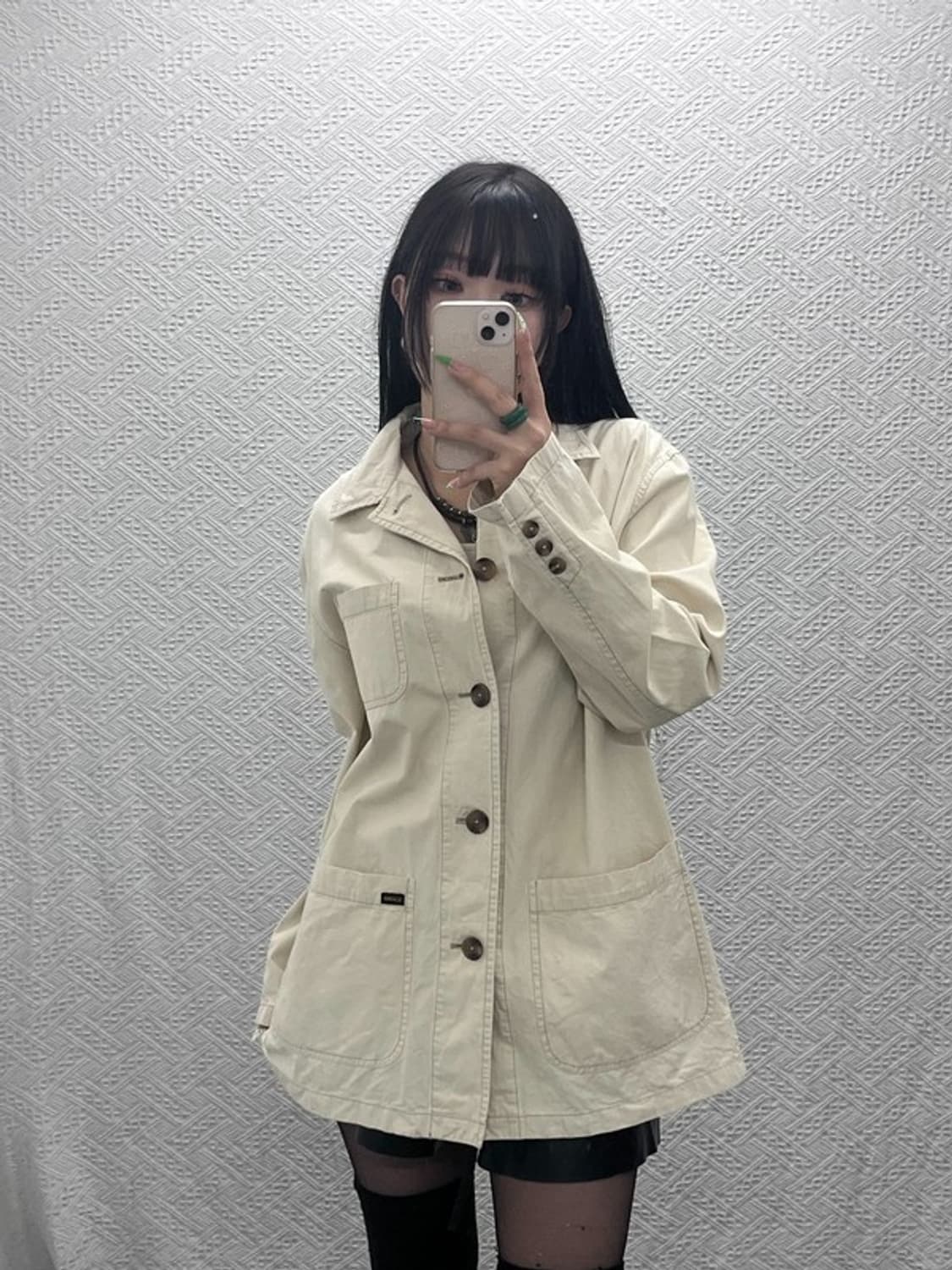 폴로 랄프로렌 진스 베이직 하프코트 셔츠 워크자켓 L C09129 상품이미지1