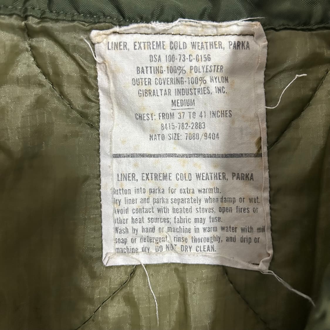 (M) M-65 피쉬테일 오리지널 스코빌 야상 자켓 상품이미지8