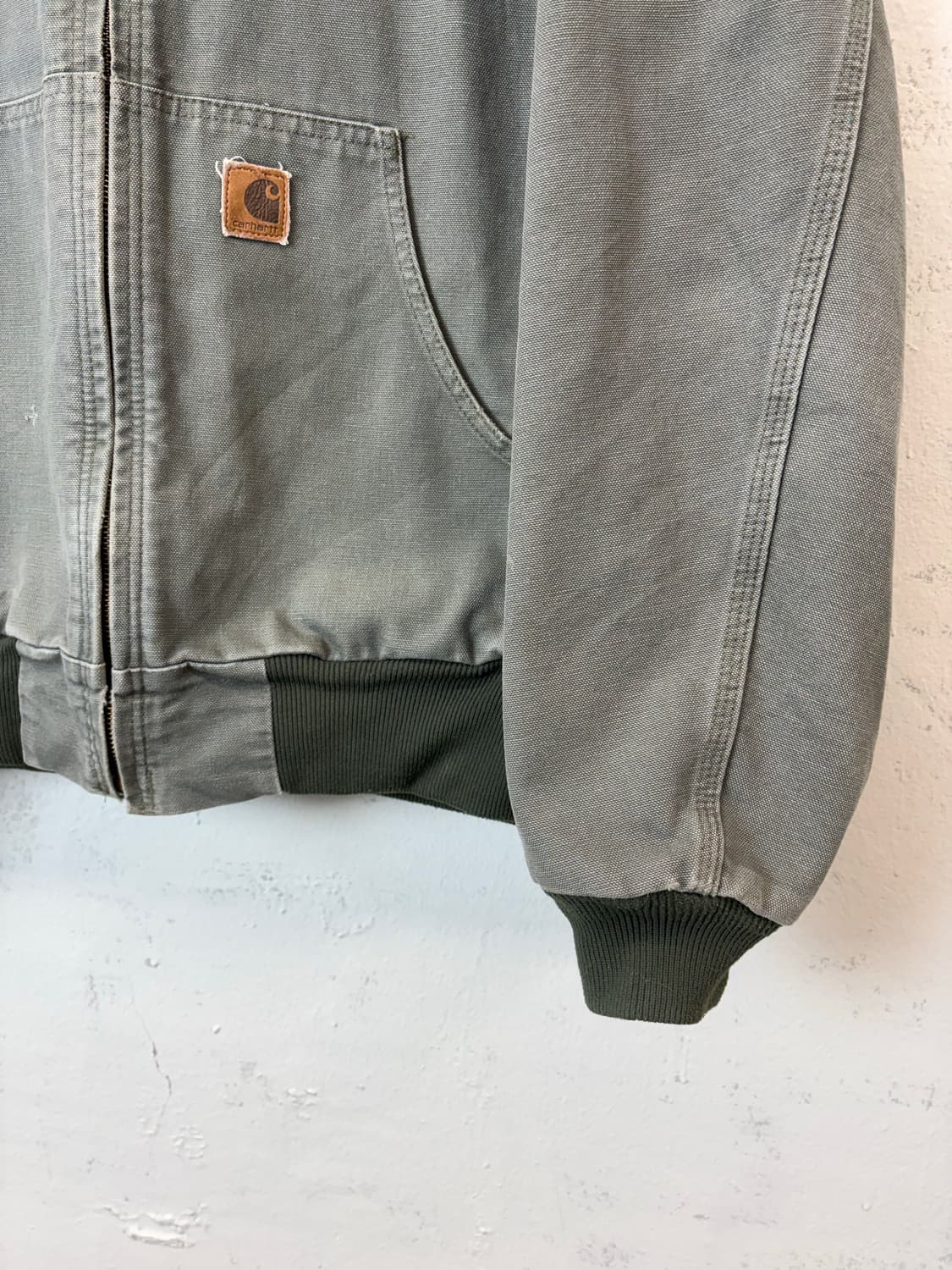 칼하트 오리지날 J208 모스 덕액티브 자켓 상품이미지4