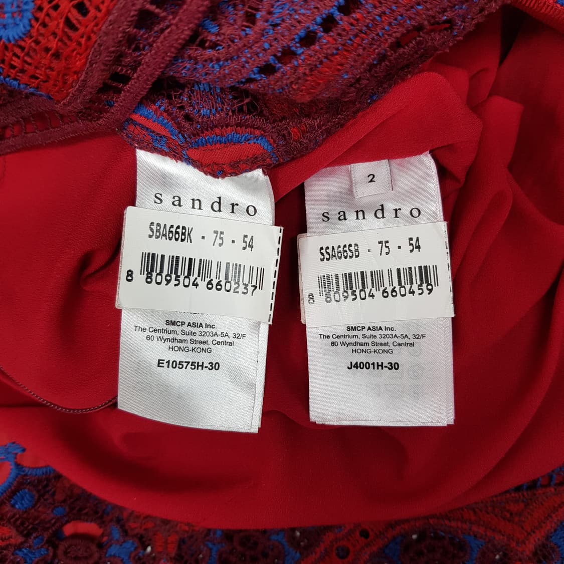 산드로 플로럴 레이스 크롭 블라우스 미디 스커트 셋업 2사이즈 상품이미지10