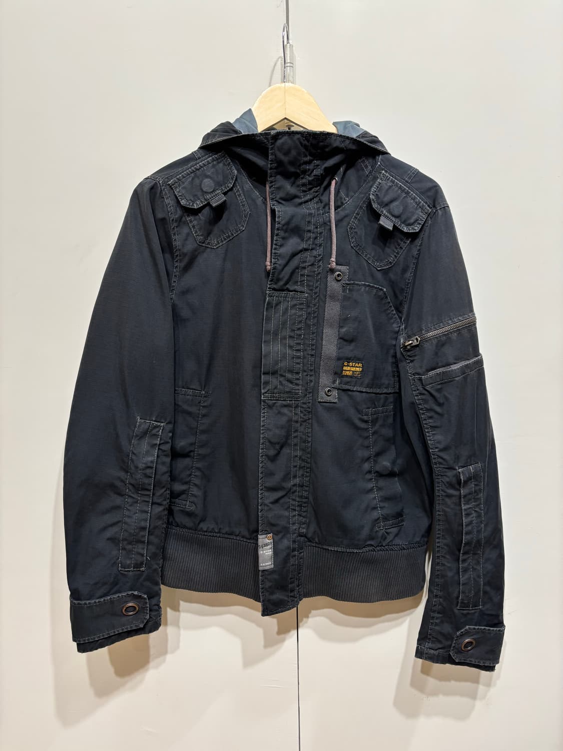 G-Star Raw 블랙 봄버 자켓 M 상품이미지1