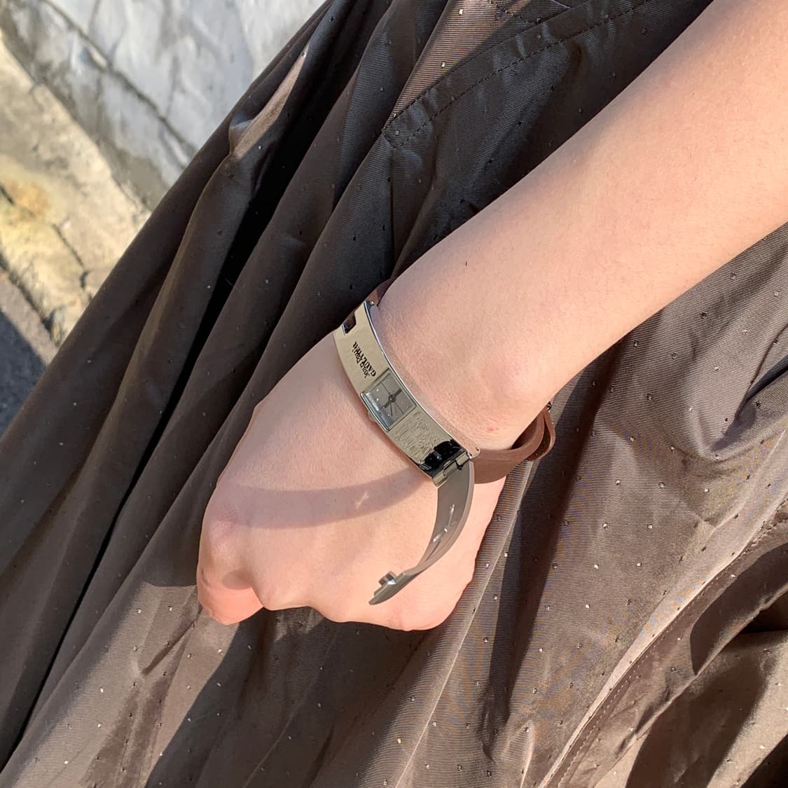 장 폴 고티에 메탈 크로스 팔찌 시계 상품이미지7