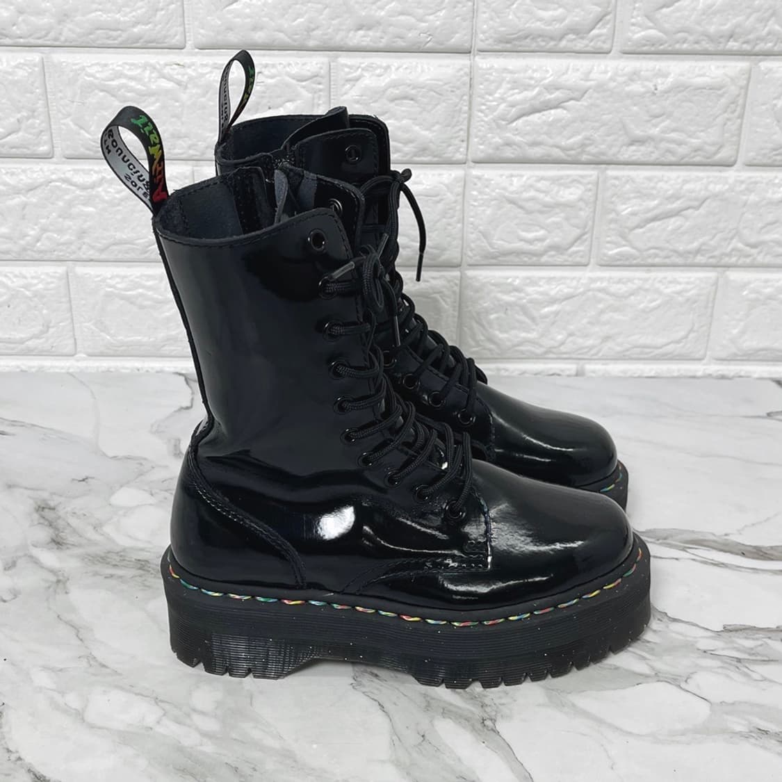 닥터마틴 제이든 하이 레인보우 블랙 230 UK4 상품이미지4