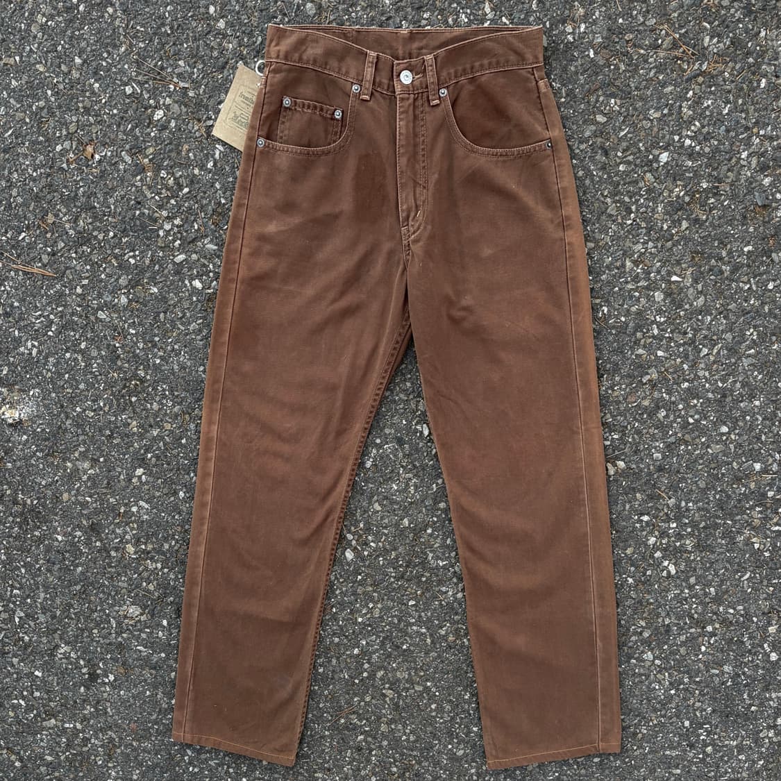 90s 리바이스 브라운 스트레이트 진 (28) 상품이미지5
