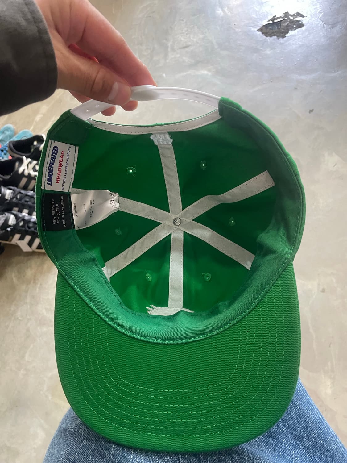 언디핏 이글 그린 캡 상품이미지7