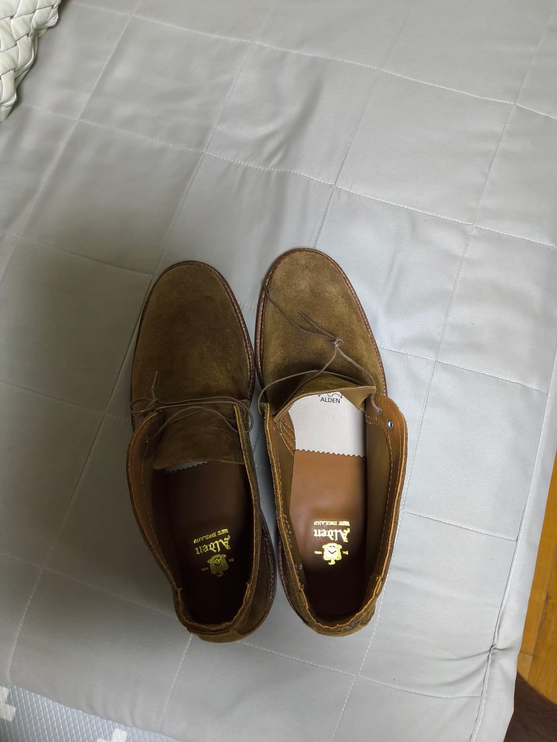 (새상품) 알든 1493 스너프 스웨이드 언라인드 처카 부츠 10.5e 상품이미지7