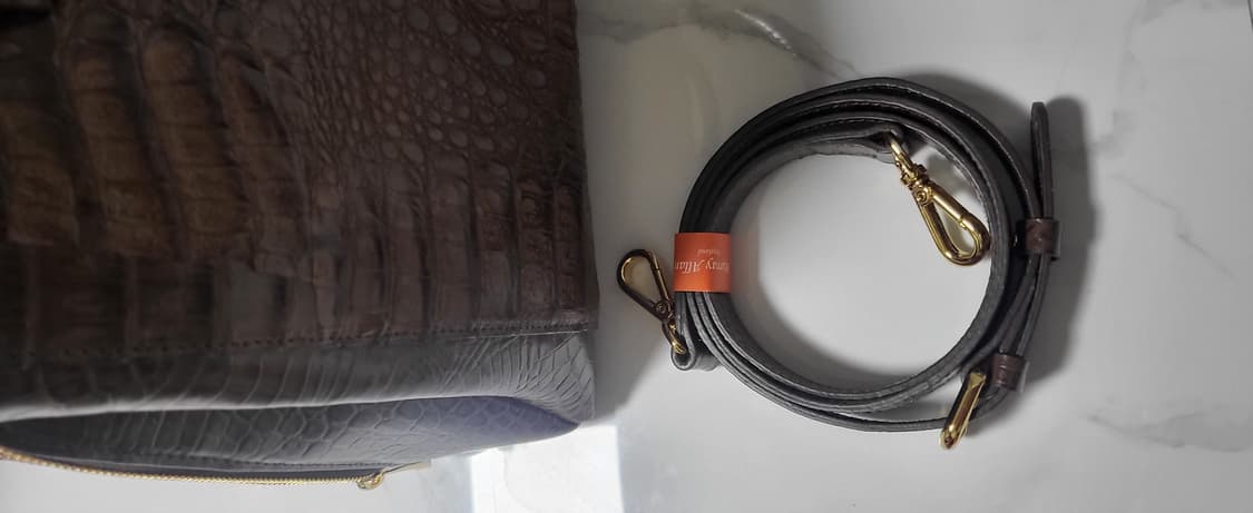 Murray Allan 악어가죽 Alligator Handbag 상품이미지6