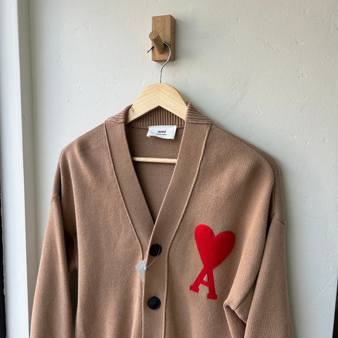 16435 - 아미 베이지 빅하트 가디건 상품이미지2
