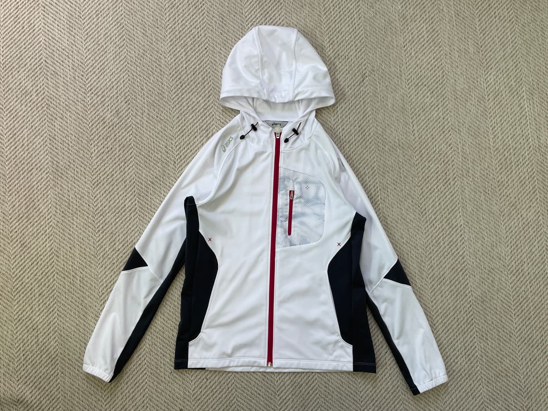 아식스 경량 스트레치 우븐 후드집업 상품이미지1