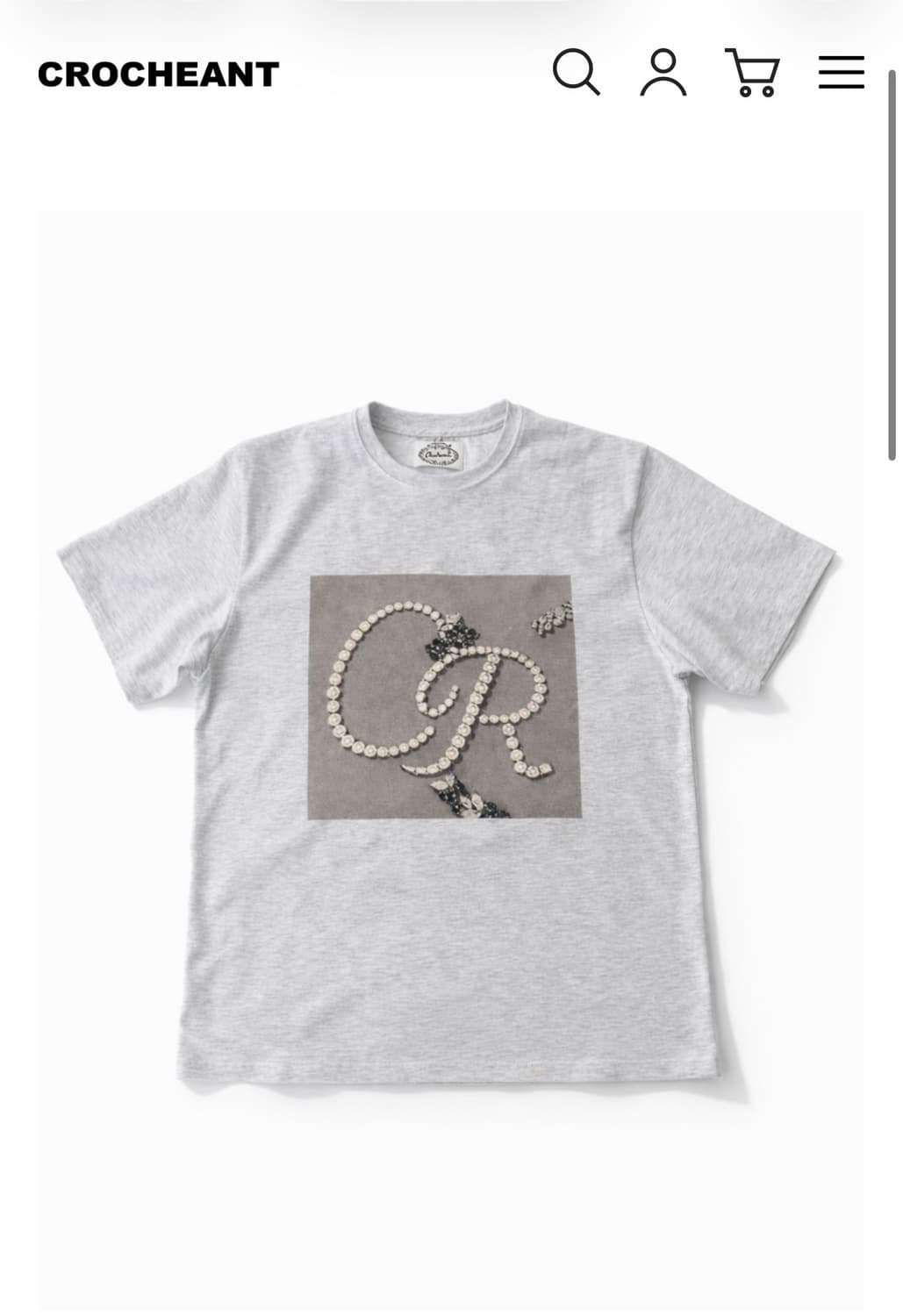 크로쉐안트 pave tee 삽니다 상품이미지1