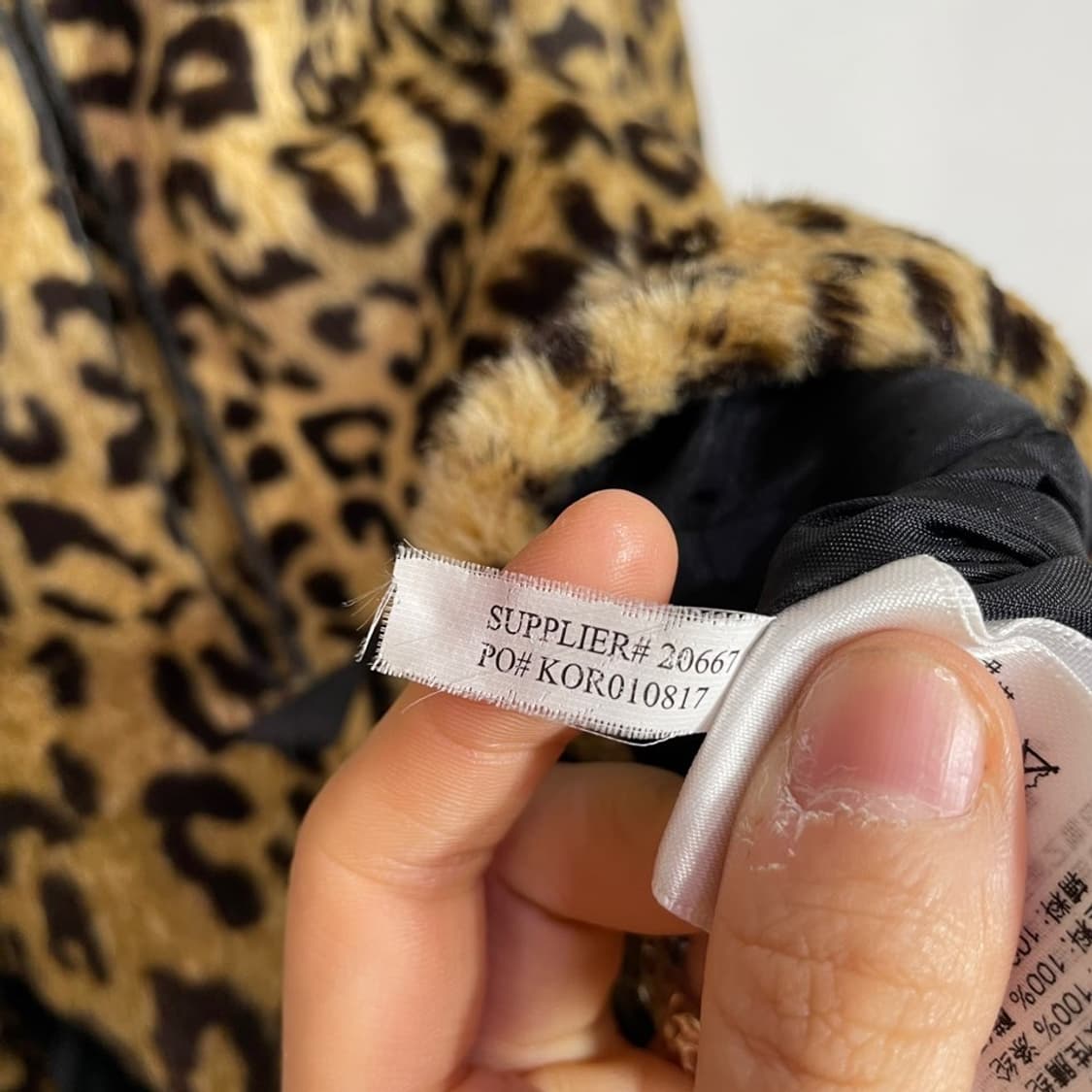 데님앤서플라이 랄프로렌 Y2K 호피 퍼자켓 상품이미지8