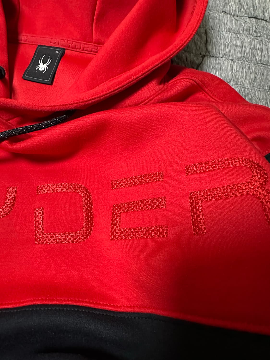 스파이더 레드/블랙 후드티 상품이미지5