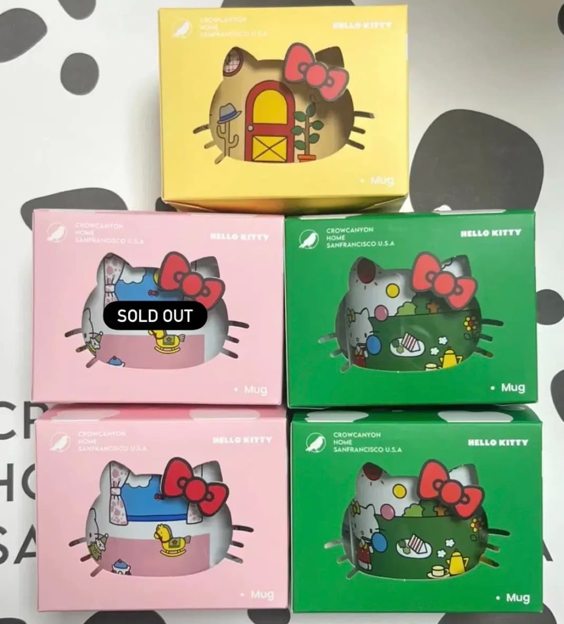 (새제품)크로우캐년X헬로키티 머그 상품이미지1