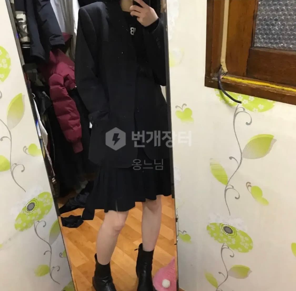 빈티지 hba 원피스 블랙  상품이미지4