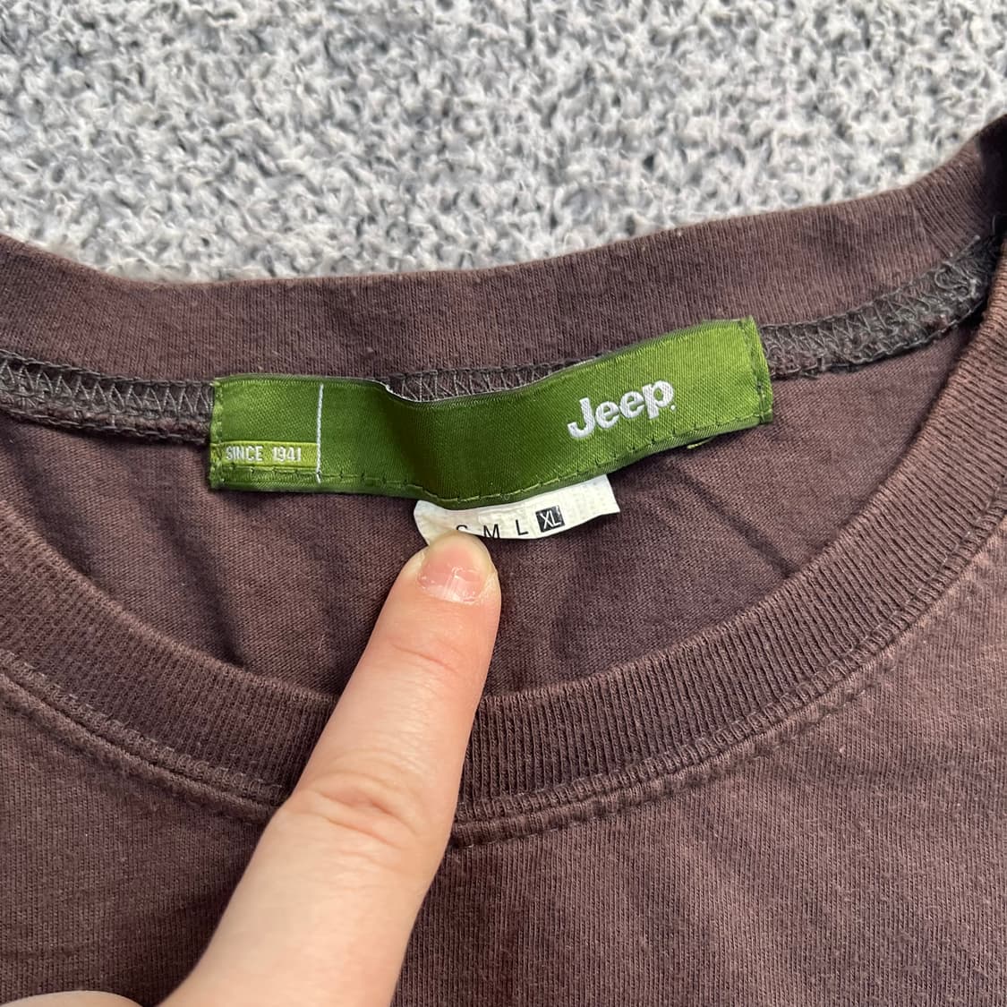 XL 지프 빅로고 반팔 티셔츠 0408M 상품이미지2