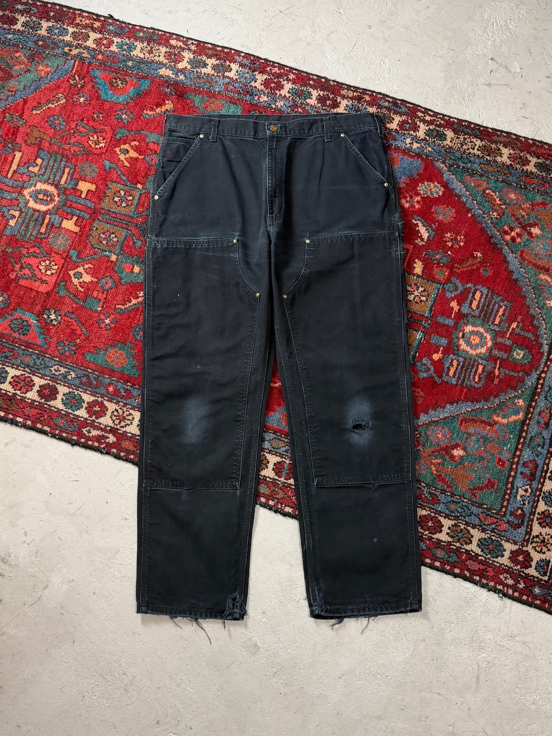 OG 칼하트 더블니 블랙 칼하트 썩블니 카펜터 상품이미지1