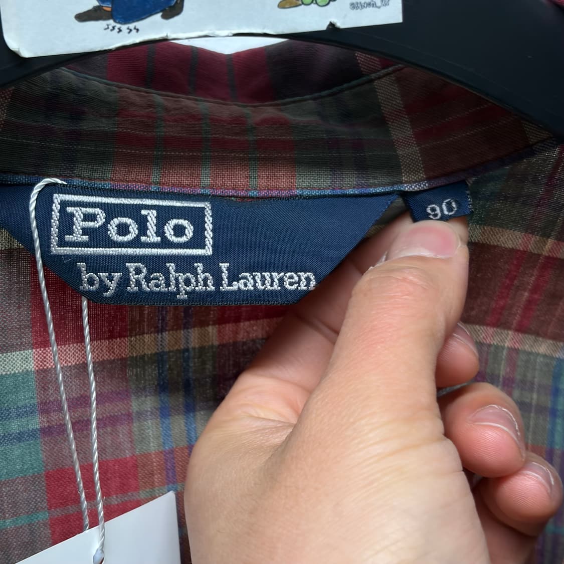 폴로 랄프로렌 체크 해링턴 자켓 상품이미지5