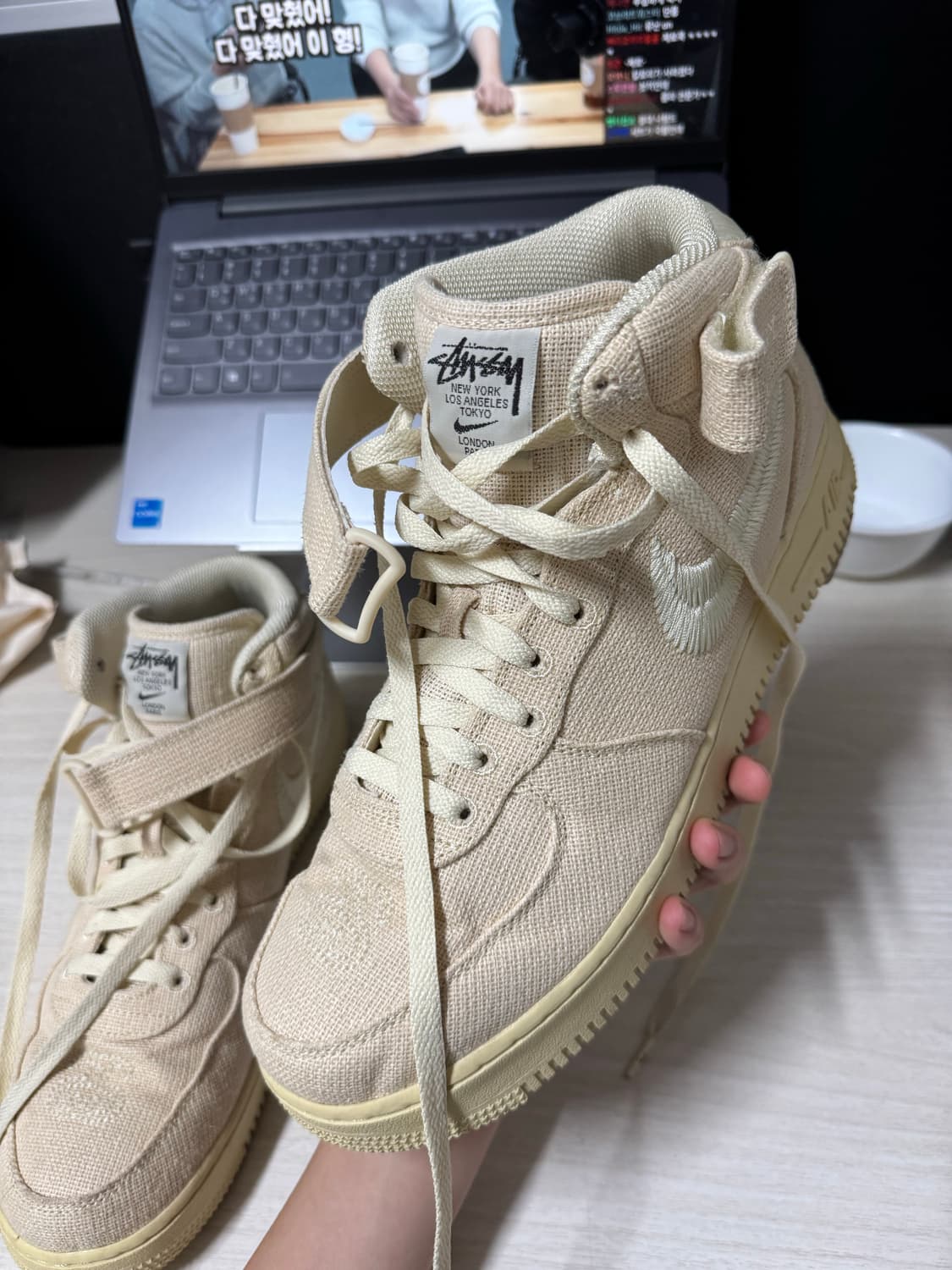 스투시 에어포스 미드 파실 285 상품이미지1