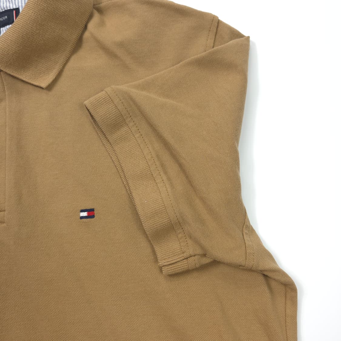 타미 힐피거 코튼 카라티셔츠 브라운 (L) 상품이미지3