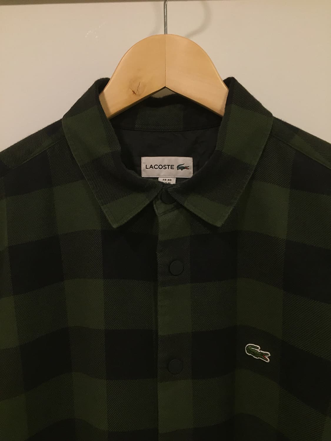 공용 라코스테 체크셔츠 자켓 95 상품이미지3