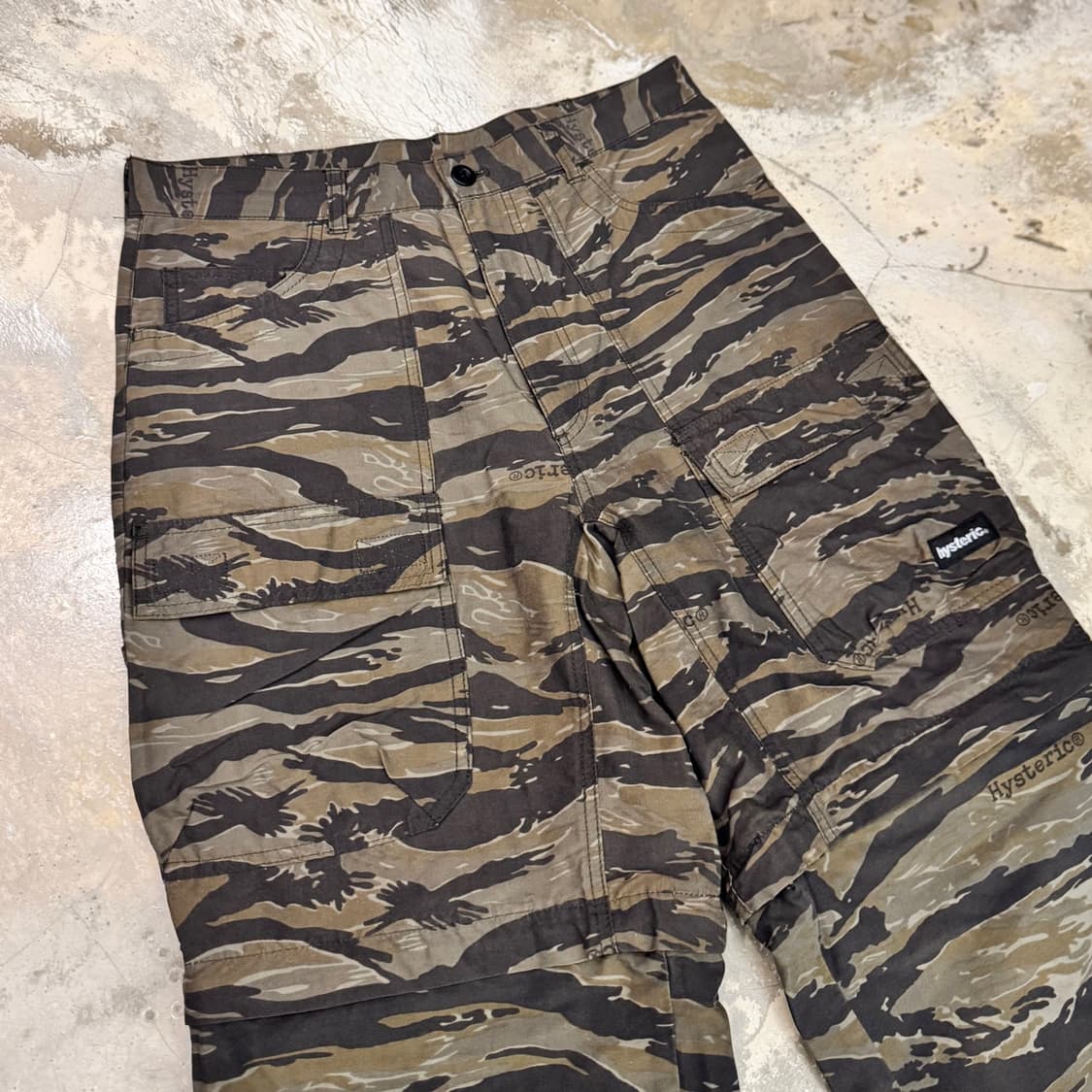 히스테릭글래머 2웨이 밀리터리 카고팬츠 카모 상품이미지3