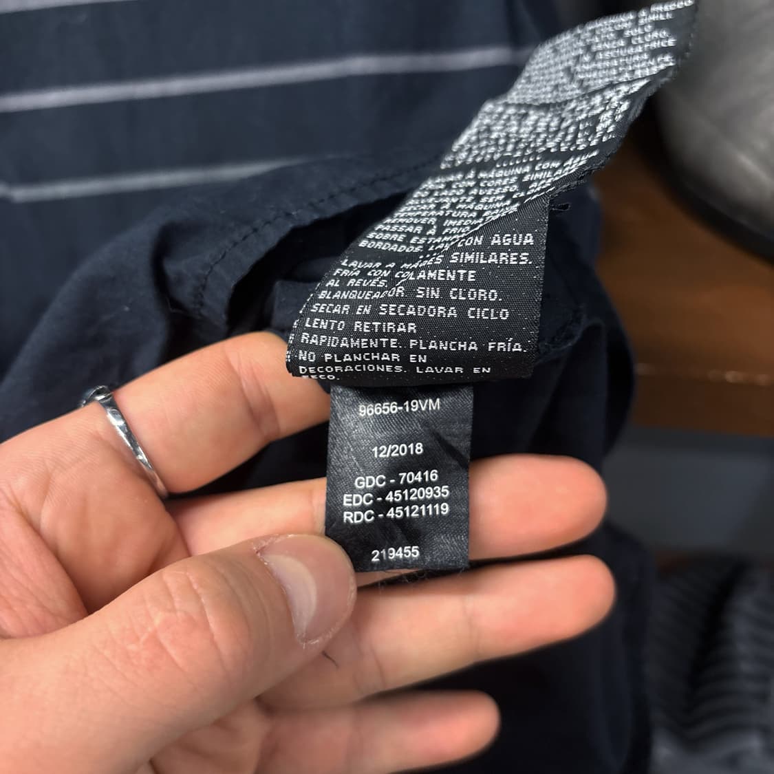 할리데이비슨 실루엣 쉴드로고 라이닝 패턴 워크셔츠 N1068 상품이미지8