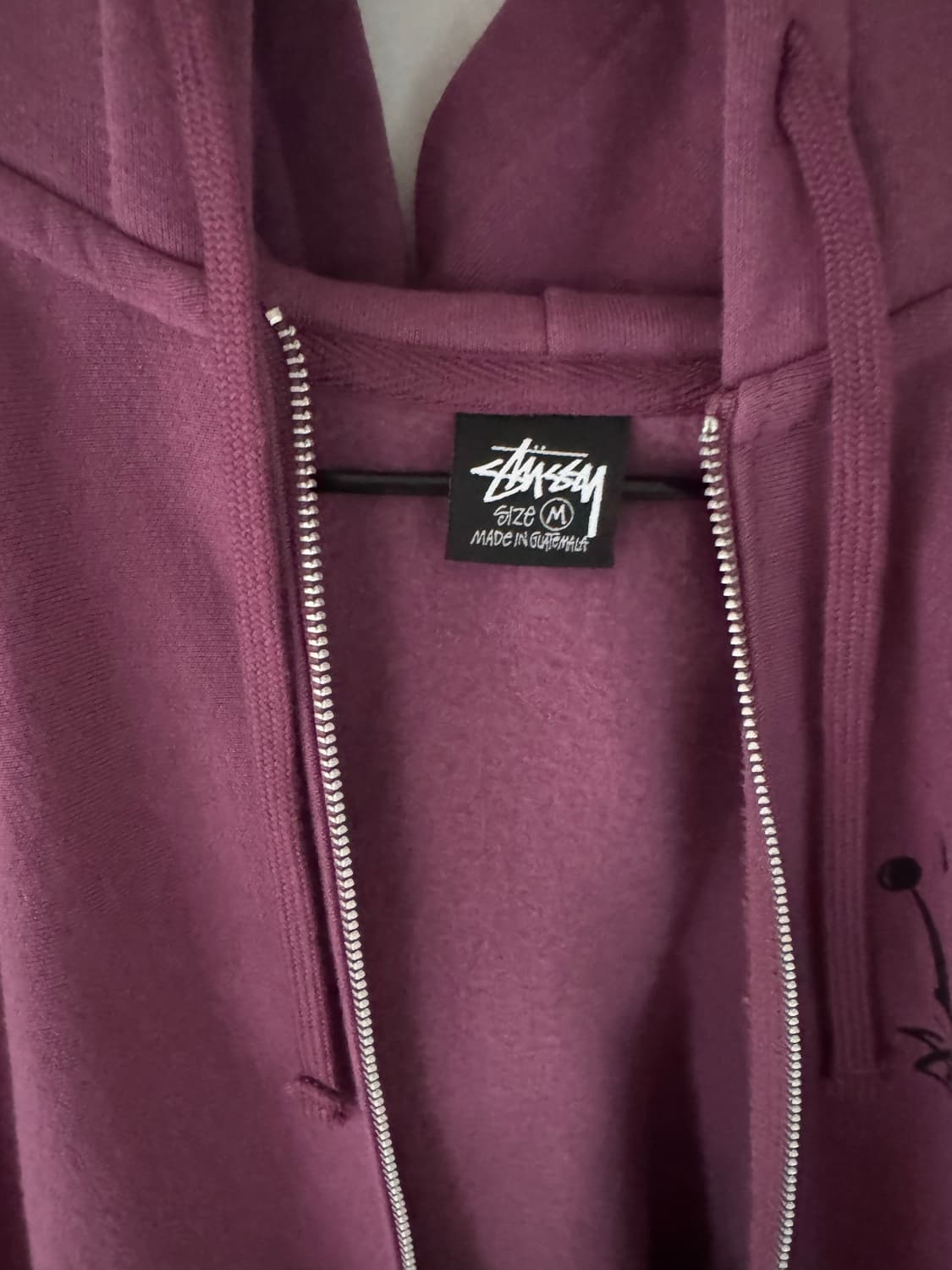 Stussy 스투시 리갈 크라운 후드집업 베리 상품이미지4