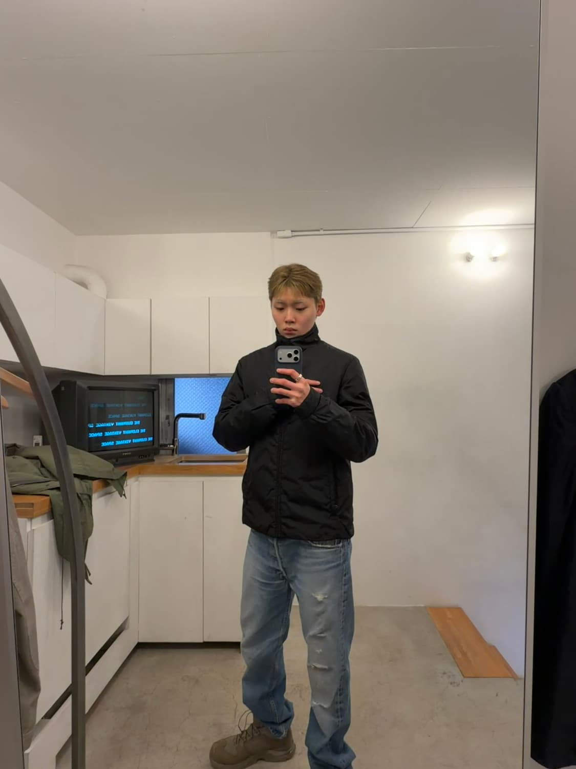 00s 프라다 스포츠 나일론 패딩 자켓 / 2009 / 레드 암 탭 상품이미지2