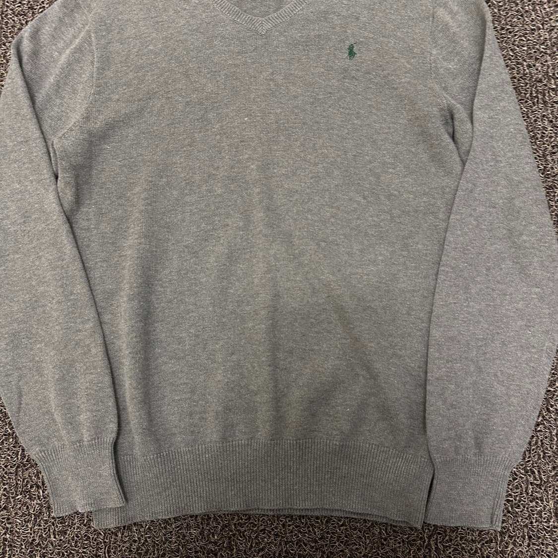 POLO 폴로 랄프로렌 여성 브이넥 니트 그레이 XL 상품이미지3