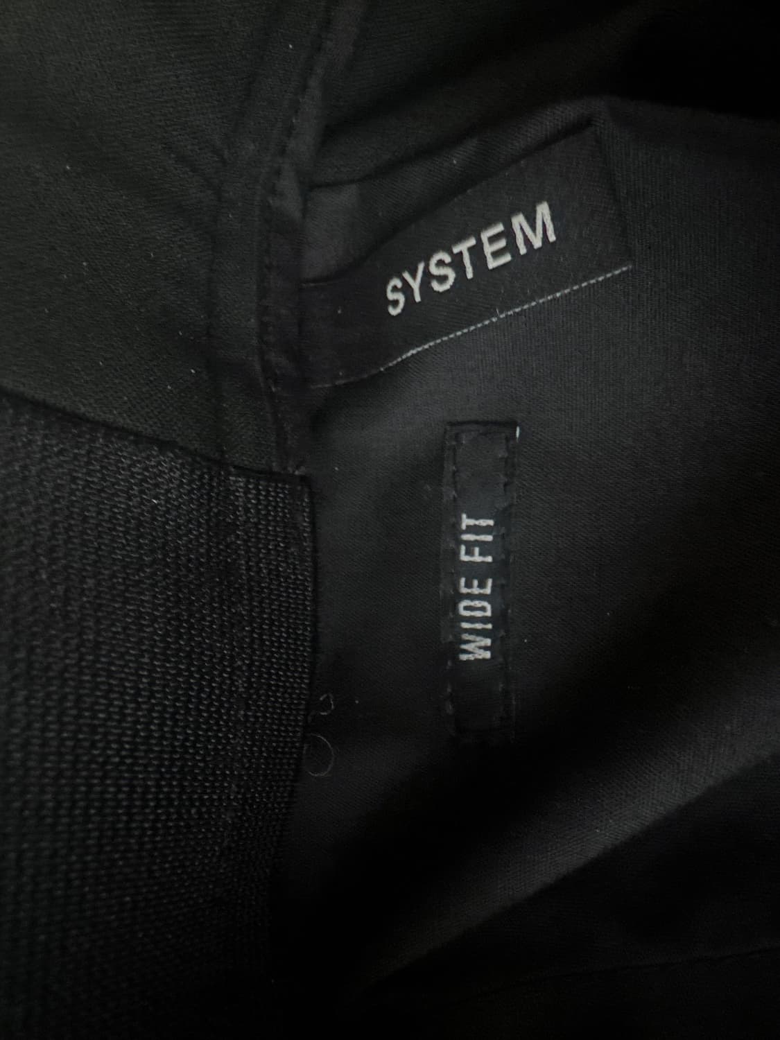 [새상품] 시스템옴므 이너 밴딩 와이드 팬츠 88(35) 상품이미지3