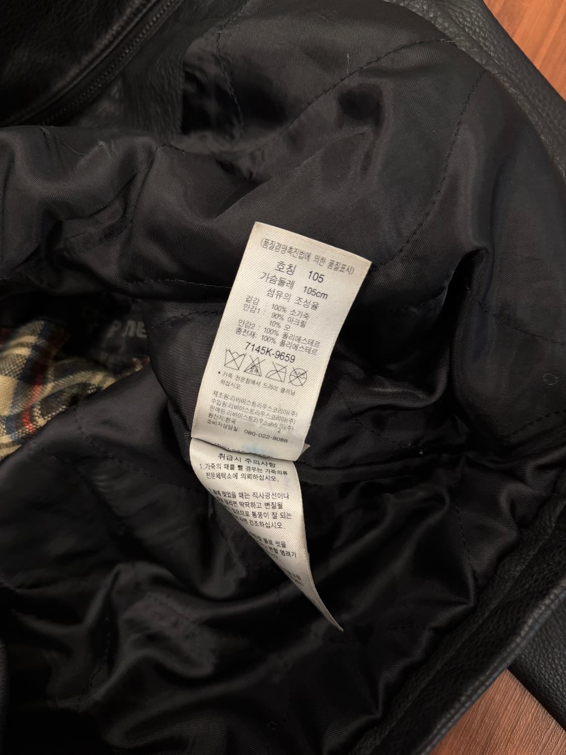 00s Levis 리바이스 레드탭 카우하이드 레더 자켓 상품이미지10