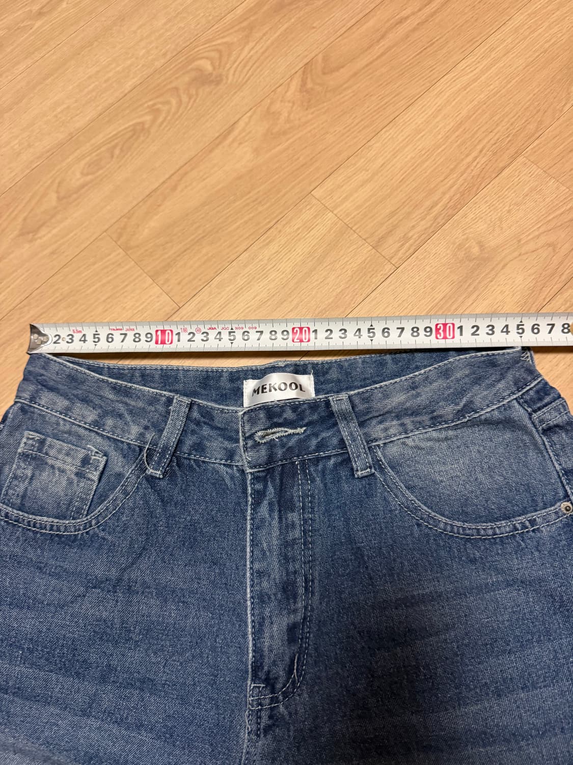 Mekool 빈티지 와이드 데님팬츠 M 상품이미지3