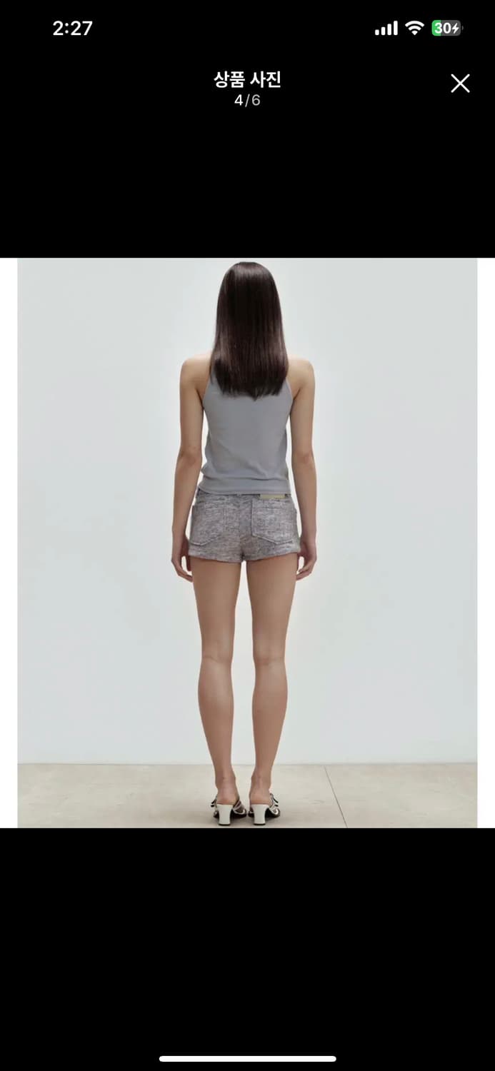 세릭 테리 쇼츠 팬츠 네이비 1size 상품이미지4