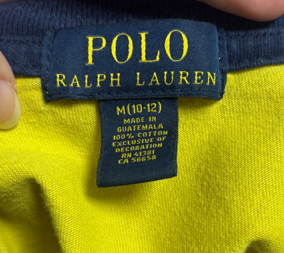 폴로 랄프로렌 라임 반팔 티셔츠 상품이미지3