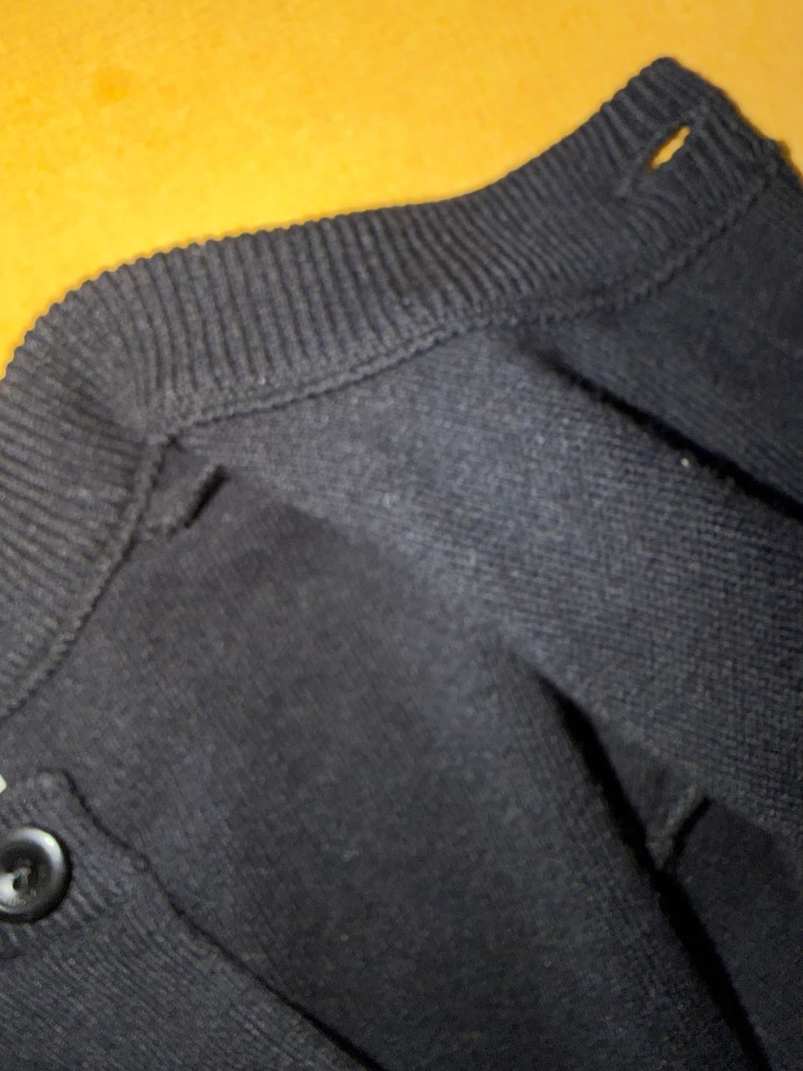 헨리코튼 라운드넥 가디건 블랙 (95) 상품이미지6