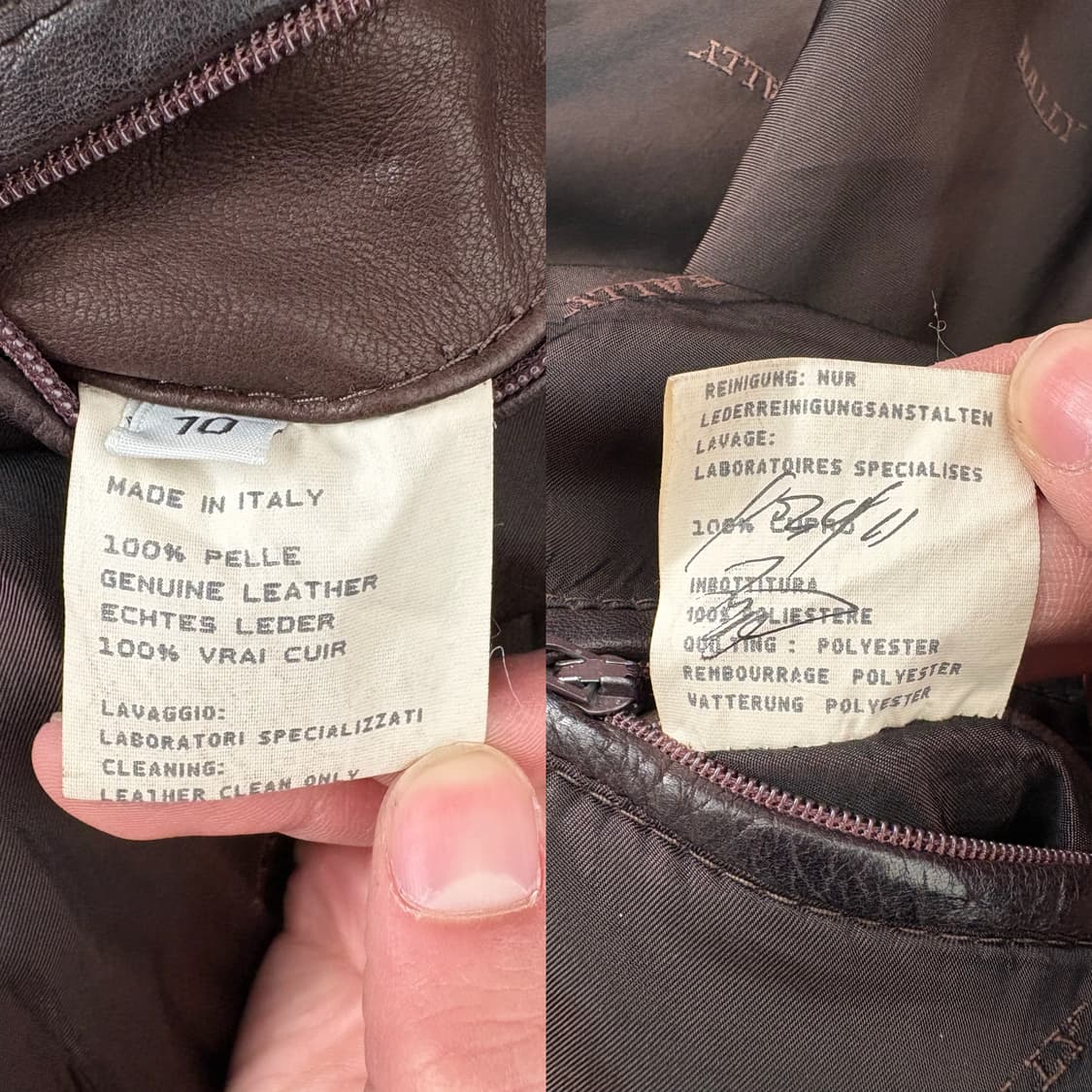 발리 Bally 레더 4포켓 자켓 (이탈리아 생산) 상품이미지9